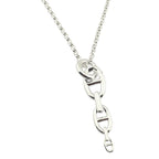 Hermes Chaine d'Ancre Enchainee Pendant Large Model
