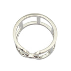 Hermes Ever Chaine d'ancre Silver Ring