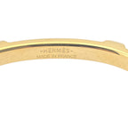 Hermes Athena Green Gold Leather Bracelet HERMES
