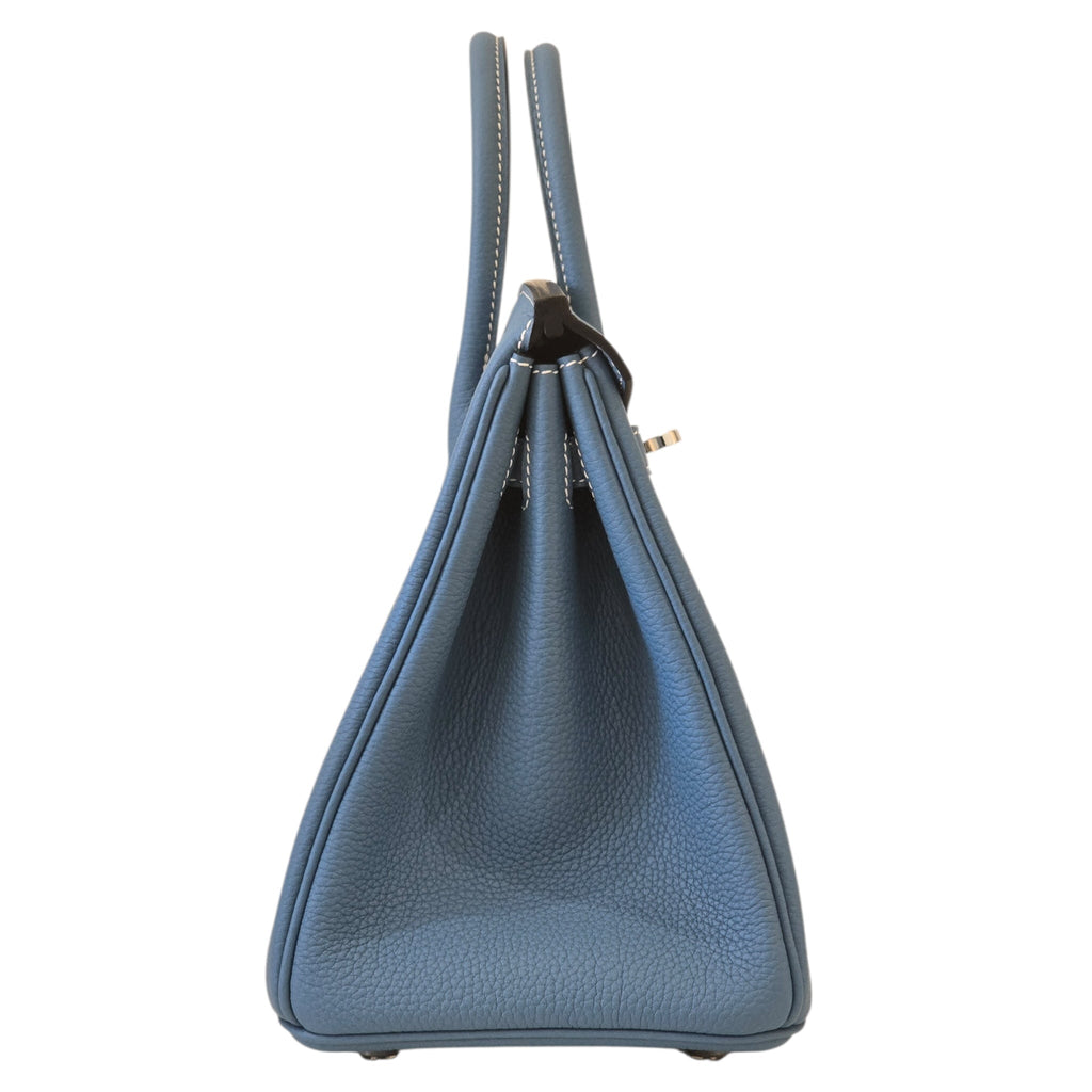 Hermes Birkin 25 Bleu Jean Togo PHW HERMES