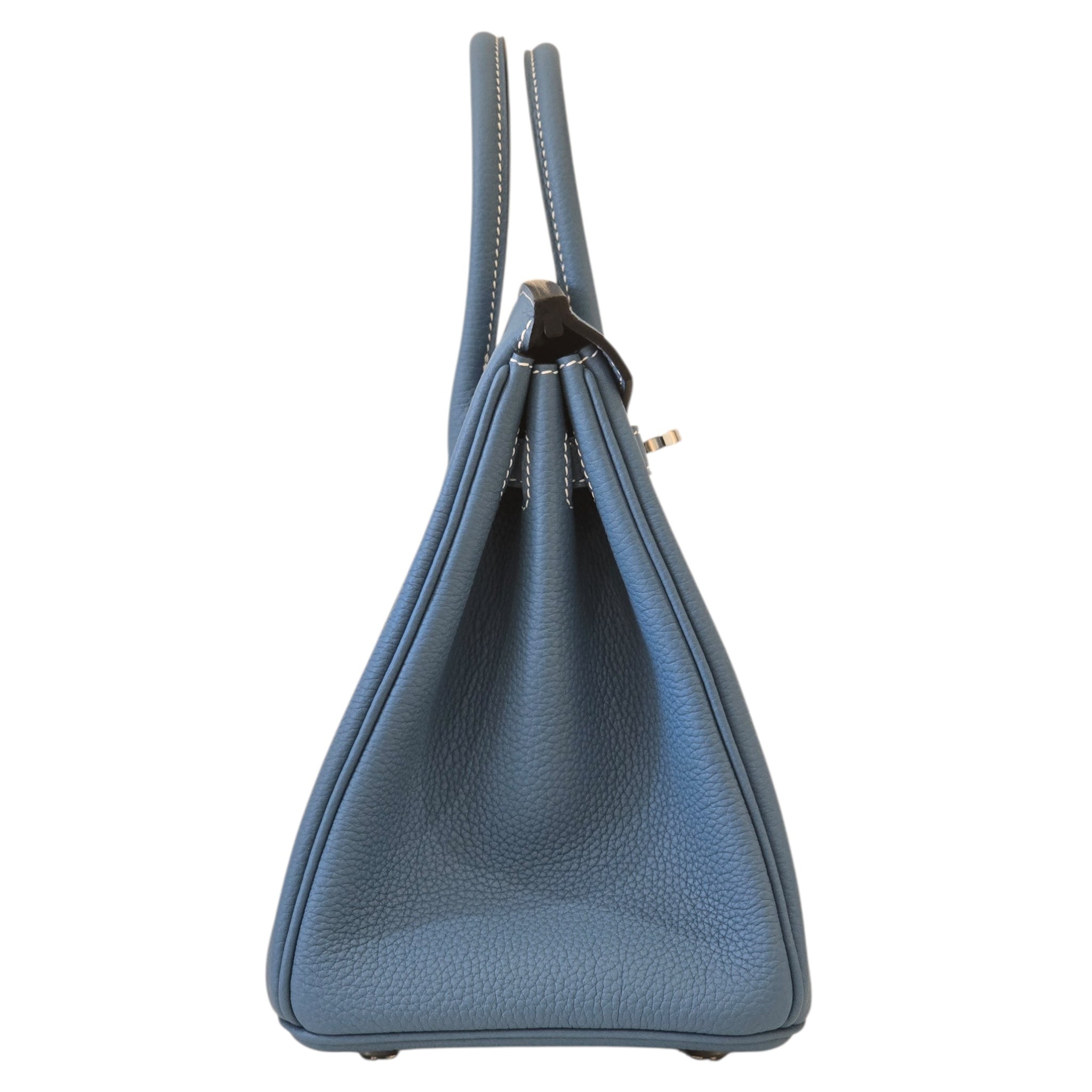 Hermes Birkin 25 Bleu Jean Togo PHW HERMES