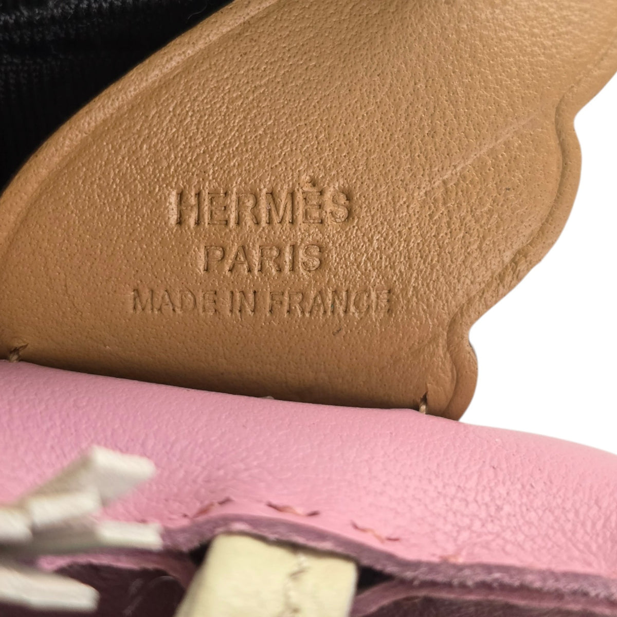 Hermes Rodeo Pegase PM Bag Charm Mauve Sylvestre/Craie/Chai