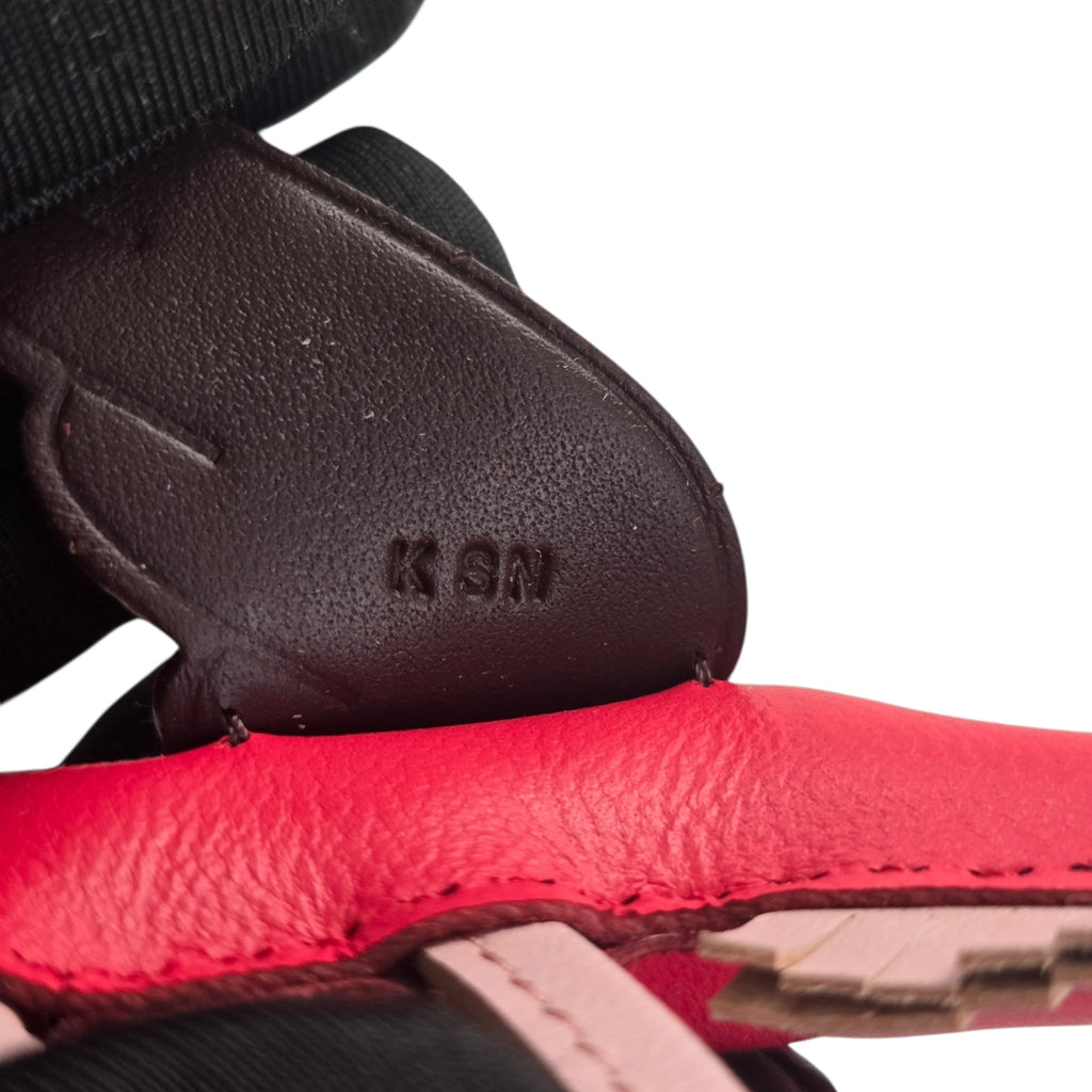 Hermes Rodeo Pegase PM Bag Charm Framboise/Rose Sakura/Rouge Sellier HERMES