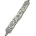 Chanel CC Black Crystal Choker Necklace 2020 CHANEL