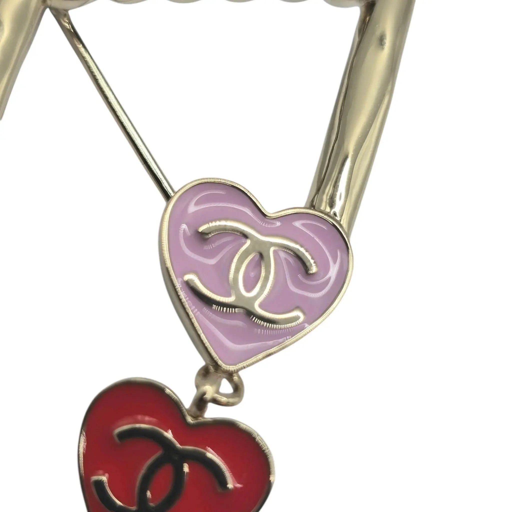 Chanel 24A CC Gold Music Note Heart Brooch 2024 CHANEL