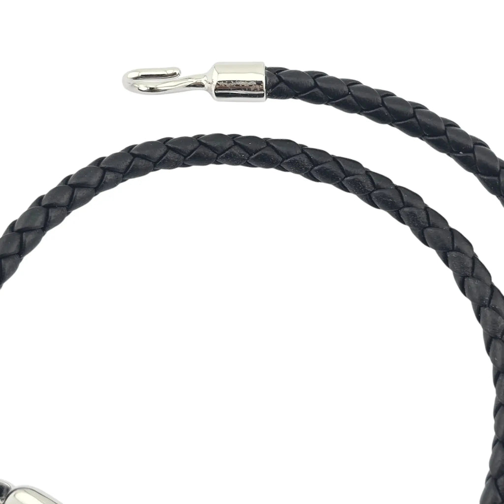 Hermès Roulis Double Tour Black (Noir) Silver - T2 HERMES