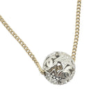 Chanel CC Ball Pendant Gold Necklace 2025 CHANEL