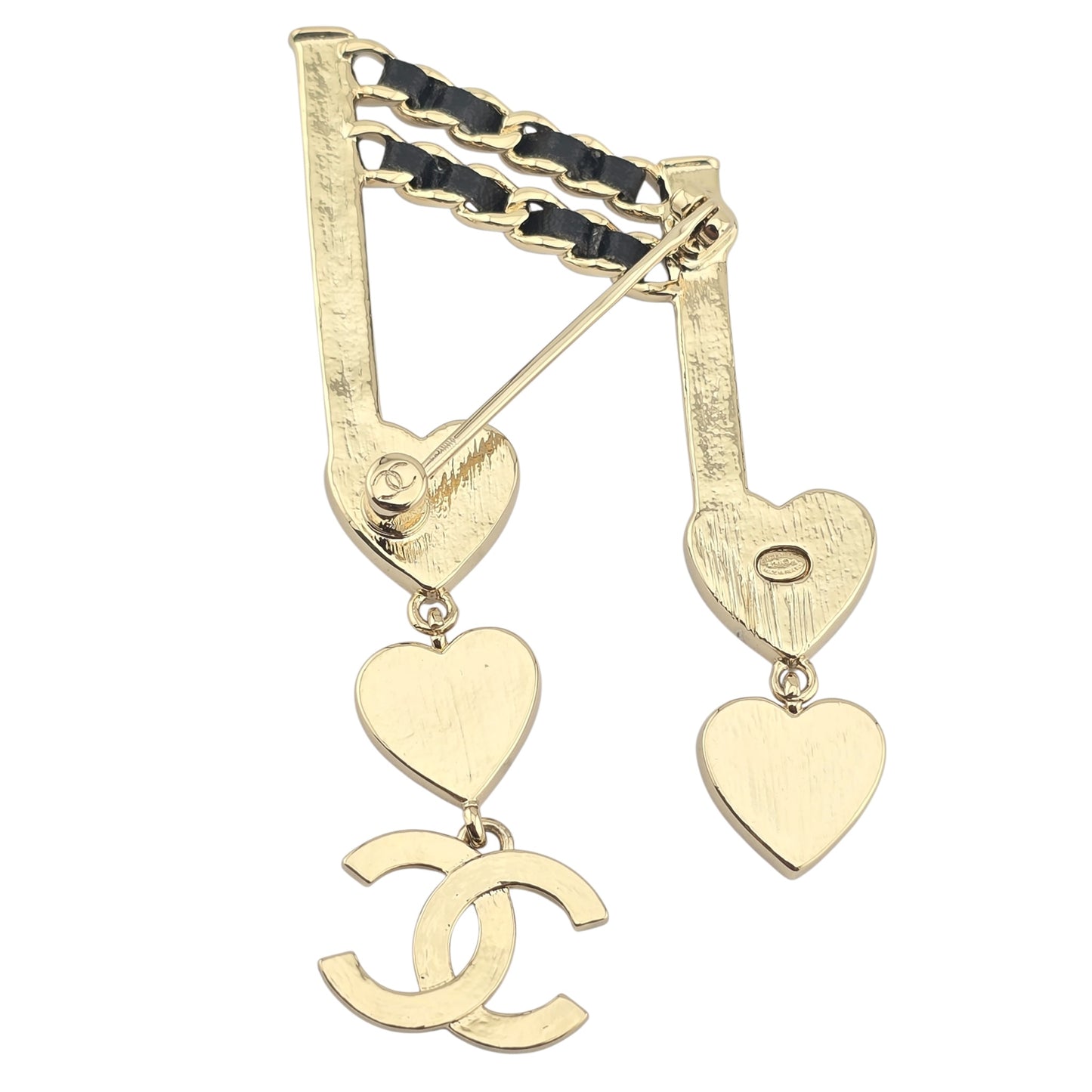 CHANEL MUSIC NOTE CC BROOCH 24A