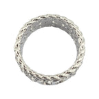 Christian Dior CD Crystal Silver Ring