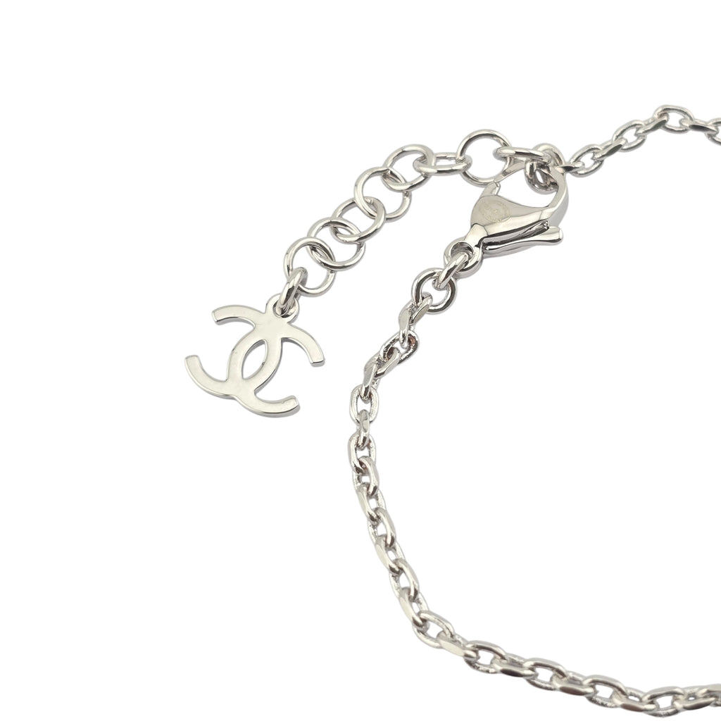 Chanel CC Butterfly Silver Bracelet B25