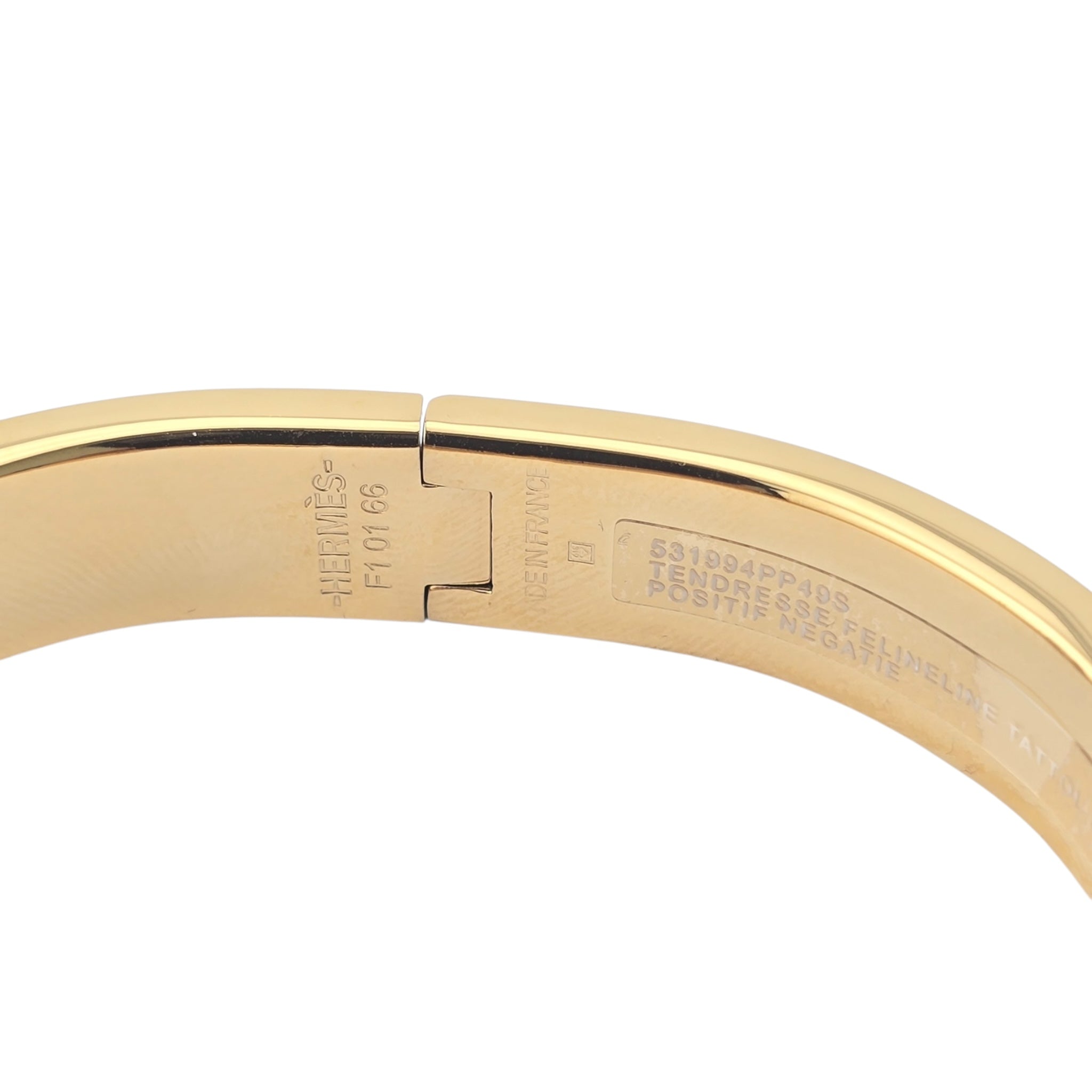 Hermes Clic H Bracelet Pink Gold GM