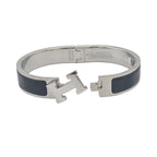 Hermes Clic H Bracelet Black Noir Palladium GM