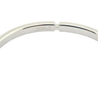 Hermes Olympe Palladium Red Leather Bracelet HERMES