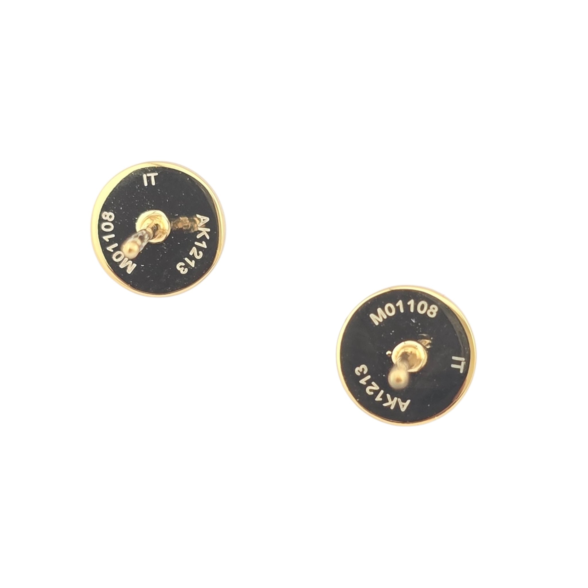 Louis Vuitton LV Spelling Gold Earrings LOUIS VUITTON