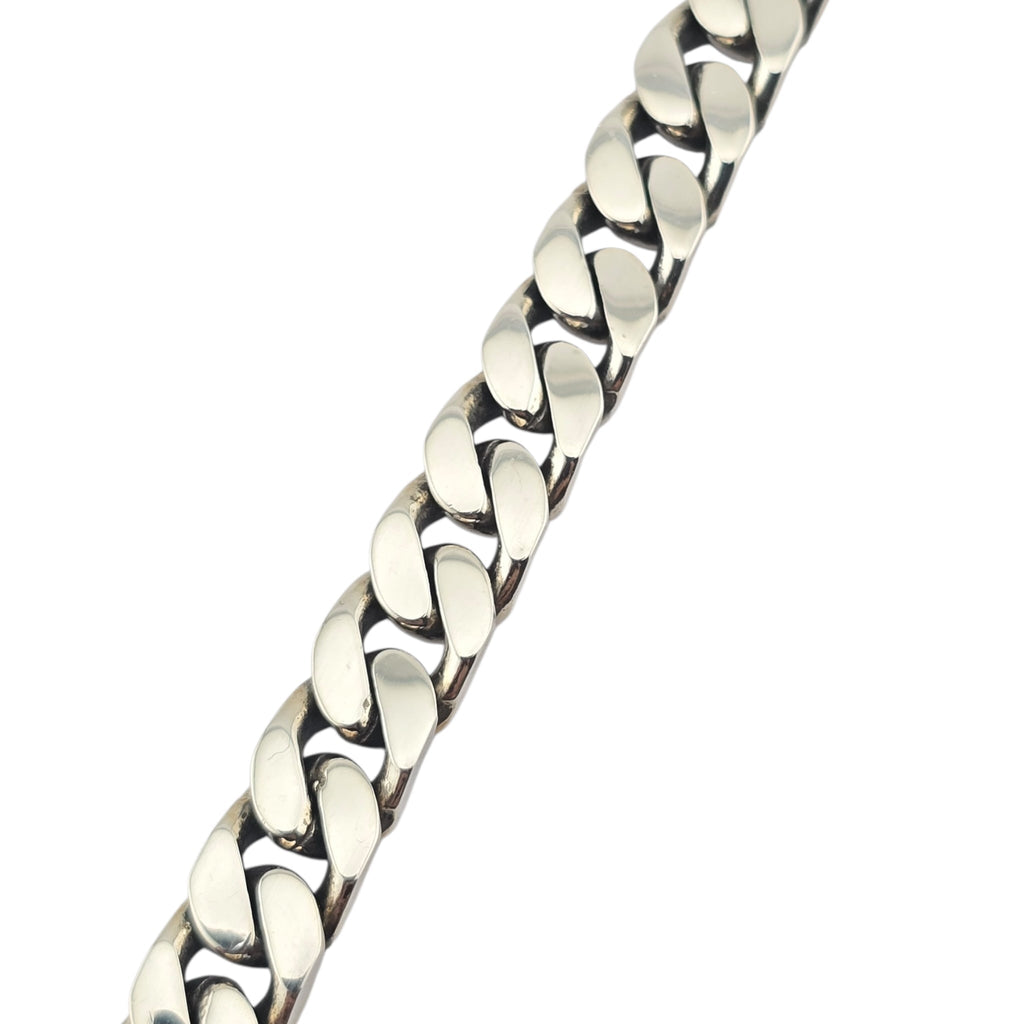 GUCCI GG Interlocking Sterling Silver Logo Bracelet GUCCI