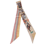 Hermes Silk Twilly Grand Theatre Nouveau Multi-color HERMES