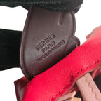 Hermes Rodeo Pegase PM Bag Charm Framboise/Rose Sakura/Rouge Sellier HERMES