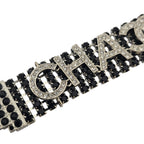 Chanel CC Black Crystal Choker Necklace 2020 CHANEL