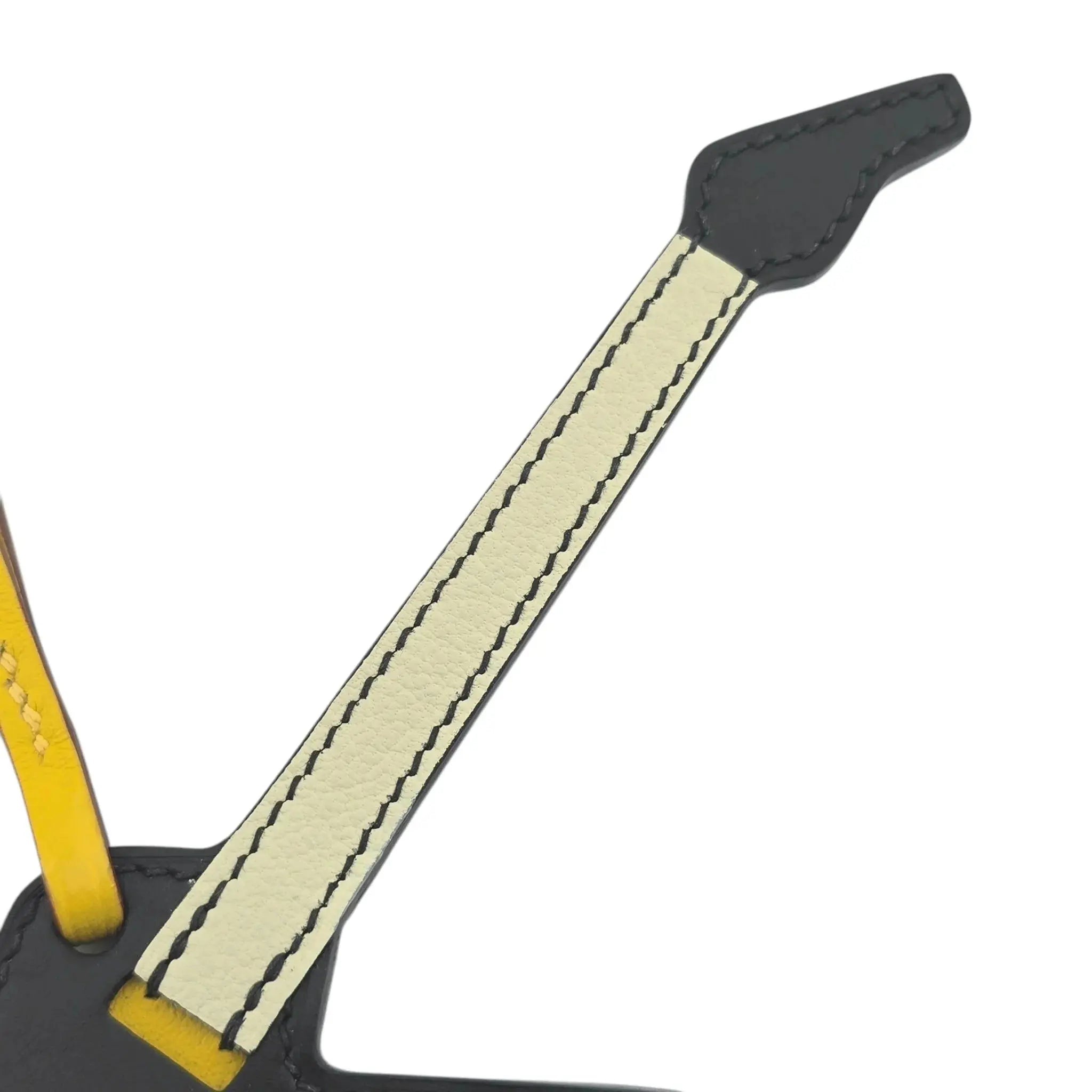 ermès Rock Touch Bag Charm Black Swift and Rouge de Coeur Shiny Alligator Palladium Hardware HERMES