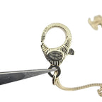 Chanel CC Bow Pendant Gold Silver Necklace 2024 CHANEL