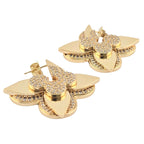 Louis Vuitton LV Medaillon Gold Earrings LOUIS VUITTON