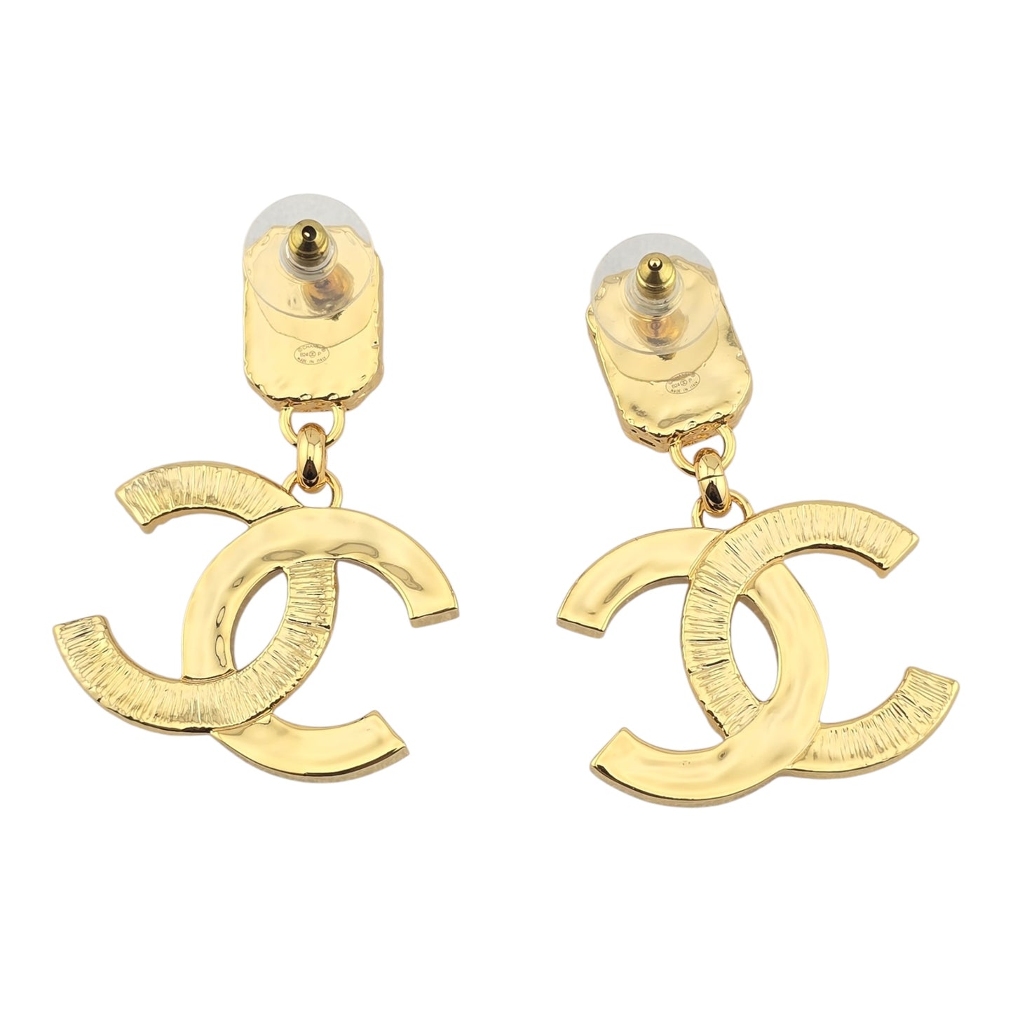 CHANEL PENDANT DROP CC EARRINGS B24
