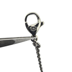 Chanel CC Butterfly Gunmetal Grey Bracelet B25