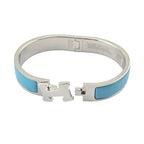 Hermes Clic H Bracelet Bleu Du Nord Palladium GM