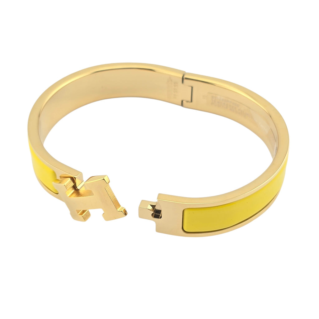 Hermes Clic H Bracelet Yellow Gold GM