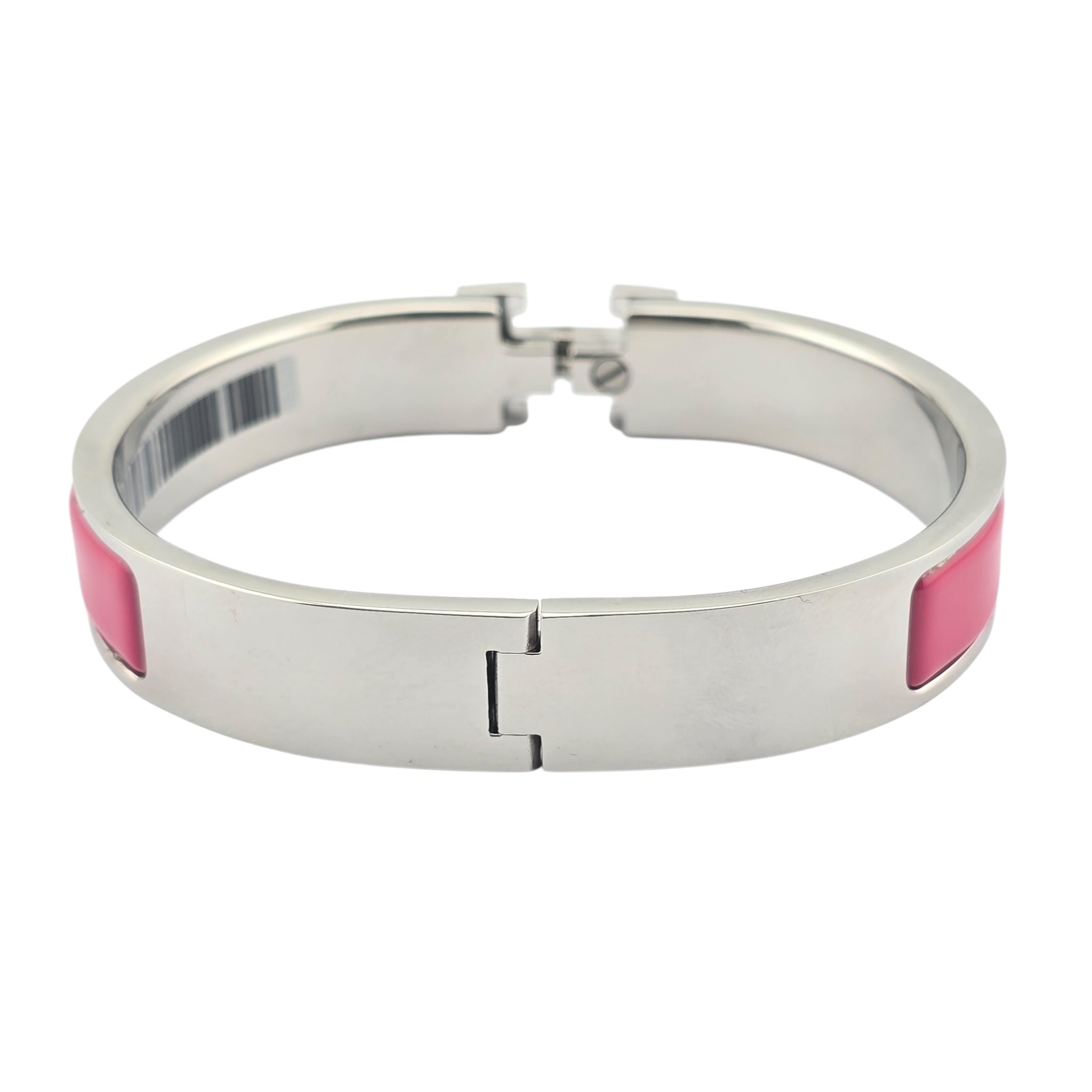 Hermes Clic H Bracelet Pink Palladium GM
