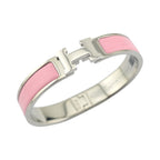 Hermes Clic H Bracelet Light Pink Palladium GM