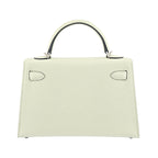 Hermes Mini Kelly II Vert Fizz Chevre Palladium Hardware