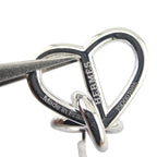 Hermes Cache-Cœur Amulette Pendant Sterling Silver Necklace