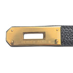 Hermes Kelly Depeches 25 Noir Togo GHW HERMES