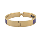 Hermes Clic H Bracelet Purple Gold GM