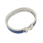 Hermes Clic H Bracelet Royal Blue Palladium GM