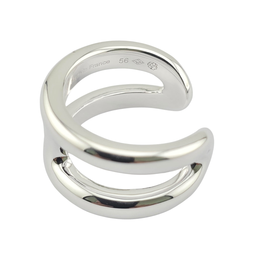 Hermes Osmose Silver 925 Ring Small