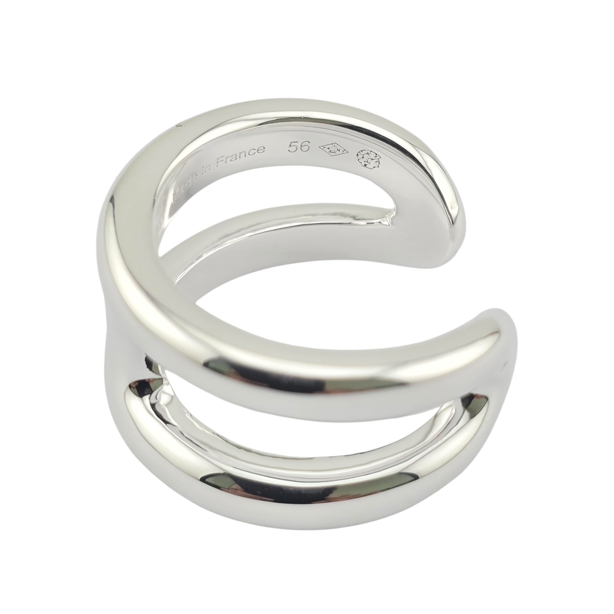 Hermes Osmose Silver 925 Ring Small
