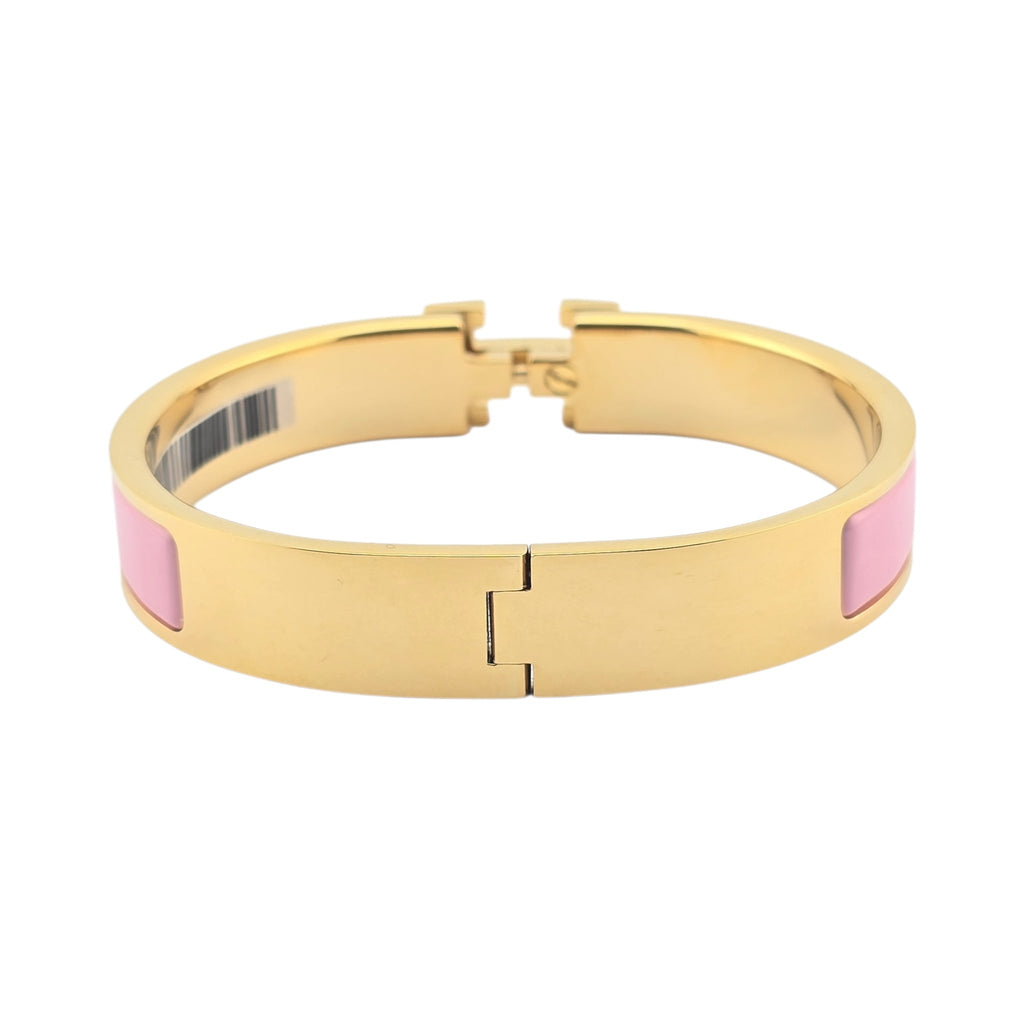 Hermes Clic H Bracelet Pink Gold GM