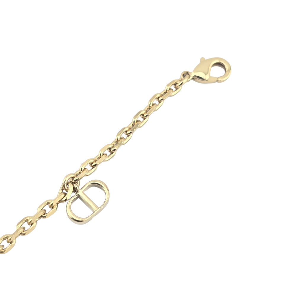 Christian Dior CD Plan De Paris Gold Bracelet