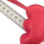 Hermes Red Rouge Swift Silk Twill Cord Cloud Charm HERMES