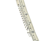 GUCCI Sterling Silver Ghost Bar Plate Link Bracelet GUCCI