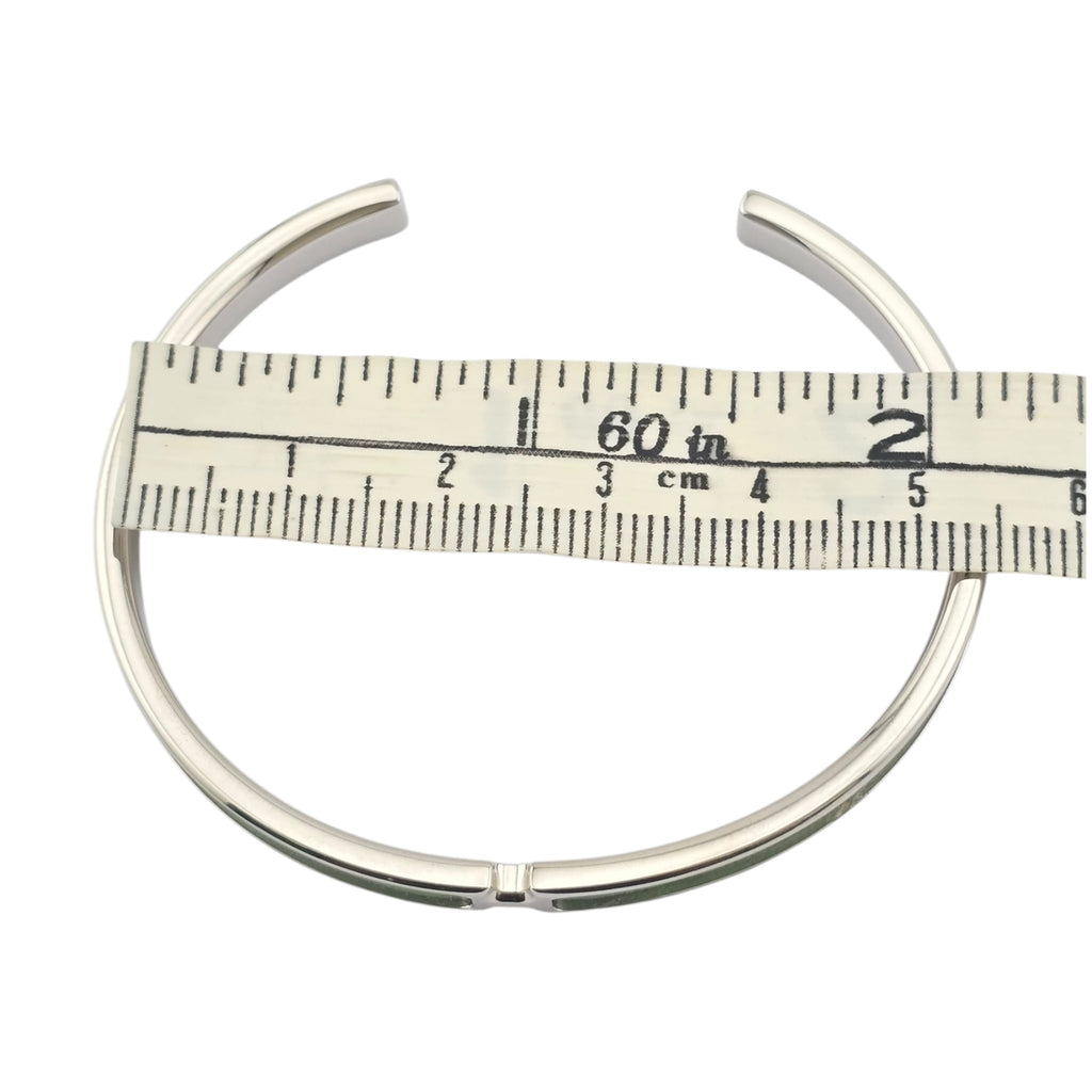 Hermes Olympe Palladium Red Leather Bracelet HERMES