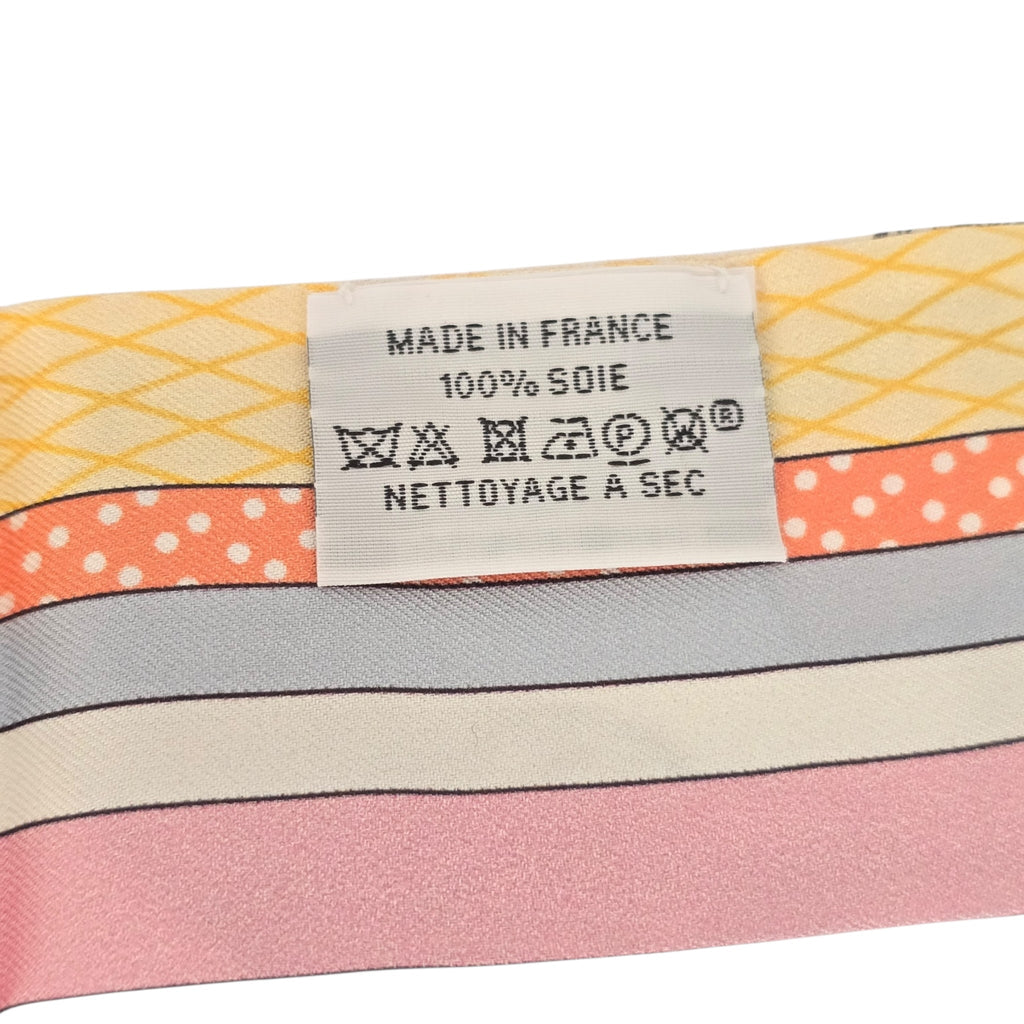 Hermes Silk Twilly Grand Theatre Nouveau Multi-color HERMES