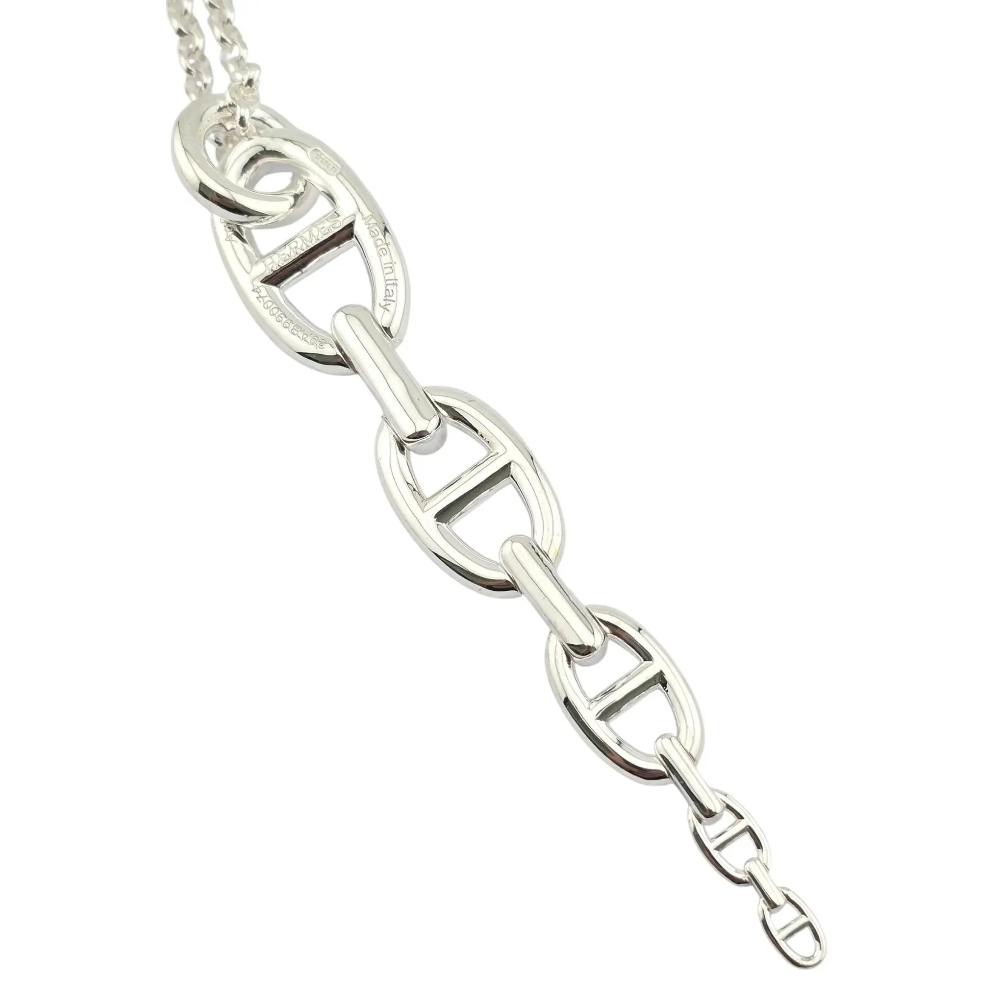 Hermes Chaine d'Ancre Enchainee Pendant Necklace, Very Large Model HERMES