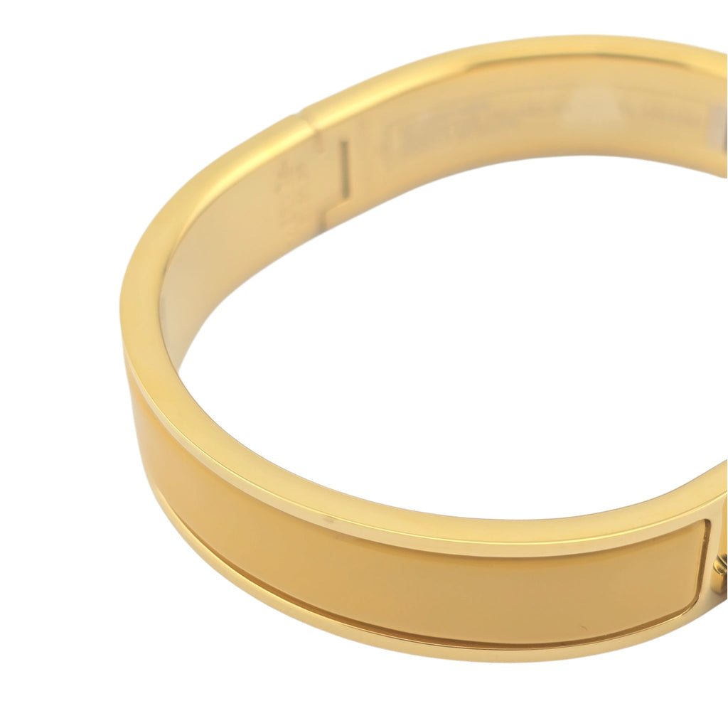 Hermes Clic H Bracelet Yellow Gold GM