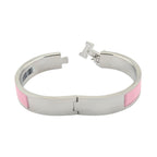 Hermes Clic H Bracelet Light Pink Palladium GM