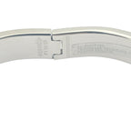 Hermes Clic H Bracelet Enamel Lagon Blue Palladium GM