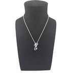 Hermes Cache-Cœur Amulette Pendant Sterling Silver Necklace