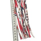 Hermes Red Rouge Swift Silk Twill Cord Cloud Charm HERMES